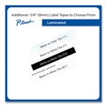 Bulk Savings Pricing 2 | Brother P-Touch TZES211 0.23 in. x 26.2 ft. Extra-Strength Adhesive Laminated Labeling Tape - Black on White image number 4