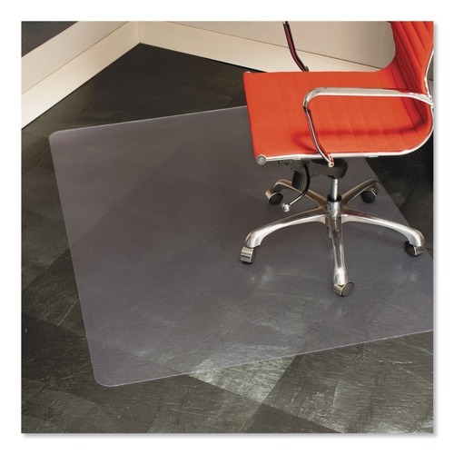 Office Jansan | ES Robbins 132321 EverLife 46 in. x 60 in. Heavy Use Chair Mat for Hard Floors - Clear image number 0