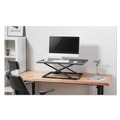  | Alera AE1SPLR AdaptivErgo 31.33 in. x 21.63 in. x 1.5 in. - 16 in. Ultra-Slim Sit-Stand Desk - Black image number 4