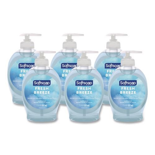 Hand Soaps | Softsoap US04964A 7.5 oz. Softsoap Liquid Hand Soap Pumps - Fresh Breeze Scent (6/Carton) image number 0