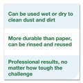 Cleaning Cloths | Tork 500176 1-Ply 8.3 in. x 16.1 in. Light Duty Cleaning Cloth Pop Up Box - White (10/Carton) image number 5