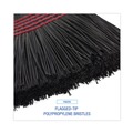 Brooms | Boardwalk BWK930BP Flag Tipped Poly Bristle 57 in. - 58-1/2 in. Lobby Brooms - Black (1 Dozen) image number 4