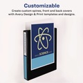 Office Jansan | Avery 79199 11 in. x 8.5 in. 1 in. Capacity 3 Rings Heavy-Duty View Binder with DuraHinge and One Touch EZD Rings - White image number 4