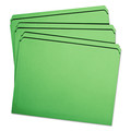 Office Jansan | Smead 12110 Colored File Folders with Reinforced 1/3-Cut Top Straight Tabs - Letter, Green (100/Box) image number 1