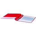  | Universal UNV31403 Economy 11 in. x 8.5 in. 1 in. Capacity 3-Ring Non-View Binder - Red image number 1