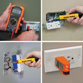 Klein Tools 69149P Digital Multimeter, Noncontact Voltage Tester and Electrical Outlet Test Kit image number 10