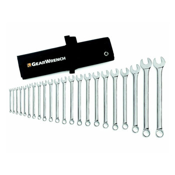 GearWrench 81916 22-Piece Long Pattern Non-Ratcheting Metric Combo Wrench Set