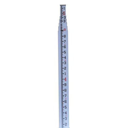 Tripods and Rods | CST/berger 06-925 MeasureMark 25 ft. Fiberglass Grade Rod in ft., Tenths, and Hundredths image number 0