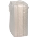 Food Trays, Containers, and Lids | Pactiv Corp. YCI810450000 6.5 in. x 2.25 in. x 2.75 in. Plastic Hinged Lid Hot Dog Container - Clear (250/Carton) image number 3