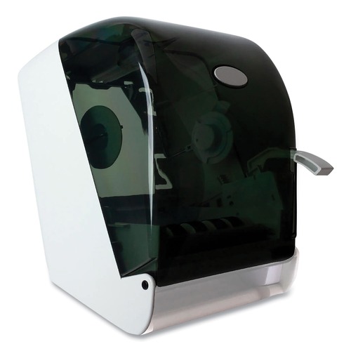 GEN AG10400 Lever Action Roll Towel Dispenser, 11.25 X 9.5 X 14.38, Transparent image number 0