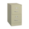 Office Filing Cabinets & Shelves | Alera 26117 15 in. x 22 in. x 28.37 in. Letter-Size Two-Drawer Economy Vertical File - Putty image number 0