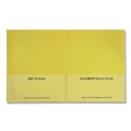 Office Jansan | C-Line 32010 11 in. x 8.5 in. Classroom Connector Folders - Clear/Assorted (6/Pack) image number 2