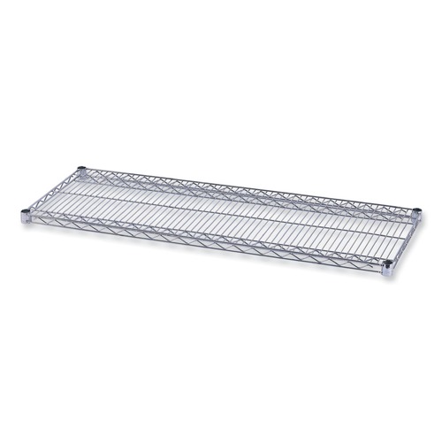  | Alera ALESW584818SR Industrial Wire Shelving 48 in. x 18 in. Extra Wire Shelves - Silver (2-Piece/Carton) image number 0