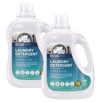 ECOS PRO 170 oz. Liquid Laundry Detergent Jug - Free and Clear (2/Carton)