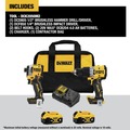 Combo Kits | Factory Reconditioned Dewalt DCK2050M2R 20V MAX Brushless Li-Ion 1/2 in. Cordless Hammer Driver Drill and 1/4 in. Atomic Impact Driver Combo Kit (4 Ah) image number 1