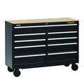 Workbenches | Stanley STST25291BK 300 Series 52 in. x 18 in. x 37.5 in. 9 Drawer Mobile Workbench - Black image number 1