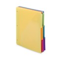 Binders & Binding Supplies | Smead 89421 1/3-Cut Tabs 11.25 in. x 9.75 in. Three-Ring Binder Poly Index Dividers with Pocket - Assorted Colors (30/Box) image number 6