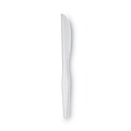 Cutlery | Dixie KH207 Plastic Cutlery Heavyweight Knives - White (1000/Carton) image number 2
