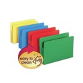 Office & Office Supplies | Smead 73550 3.5 in. Expansion Legal Size Poly Drop Front File Pockets - Assorted Colors (4/Box) image number 3