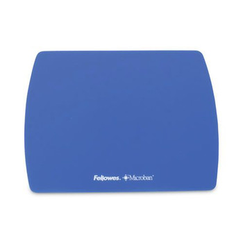 Fellowes Mfg Co. 9 in. x 7 in. Ultra Thin Mouse Pad with Microban Protection - Sapphire Blue