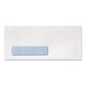 Office Jansan | Quality Park QUA21412 4.13 in. x 9.5 in. #10, Bankers Flap, Gummed Closure, Window Envelope - White (500/Box) image number 2
