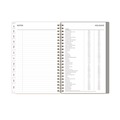 Bulk Savings Pricing 2 | Blue Sky 140088 8 in. x 5 in. 12-Month (Jan to Dec): 2026 Sophie Frosted Weekly/Monthly Planner - Floral Artwork, Multicolor Cover image number 6