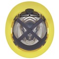  | MSA 10215832 V-Gard C1 Fas-Trac III Full Brim Vented Hard Hat - Yellow image number 6