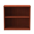Office Filing Cabinets & Shelves | Alera ALEVA633032MC Valencia Series Two-Shelf 31-3/4 in. x 14 in. x 29-1/2 in. Bookcase - Medium Cherry image number 2