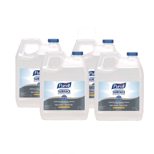 Cleaning & Janitorial Supplies | PURELL 4342-04 1 Gallon Bottle Professional Surface Disinfectant - Fresh Citrus (4/Carton) image number 0