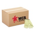 Work Gloves | MCR Safety 3200L Full Leather Cow Grain Driver Gloves - Large, Tan (12 Pairs) image number 0