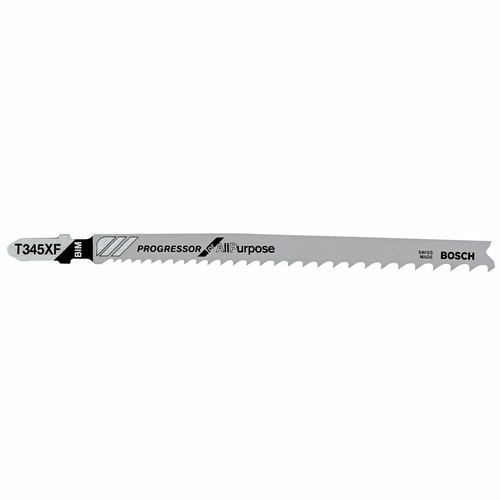 Jigsaw Blades | Bosch T345XF3 5-1/4 in. 5 - 10 TPI T-Shank Jigsaw Blade (3-Pack) image number 0