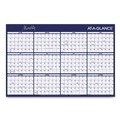 Notebooks & Pads | AT-A-GLANCE A152 12-Month: Jan 2026 to Dec 2026 48 in. x 32 in. Reversible Horizontal Erasable Wall Planner - Assorted Sheet Colors image number 2