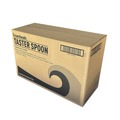 Food Service | Boardwalk BWKSPOONBLPPIW Mediumweight Polypropylene Spoon Cutlery - Black (1000/Carton) image number 2