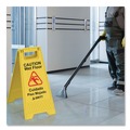 Safety Signs | Gritt Commercial GRI184YEL3PK 11.8 in. x 12 in. x 24 in. Caution Wet Floor Sign - Yellow (3/Carton) image number 6