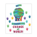 Office & Office Supplies | Carson-Dellosa 110488 47-Piece 24.7 in. x 20 in. One World Motivational Bulletin Board Set - Multicolor image number 0