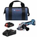 Angle Grinders | Factory Reconditioned Bosch GWS18V-8B15-RT 18V Brushless Lithium-Ion 4-1/2 in. Cordless Angle Grinder Kit (4 Ah) image number 0