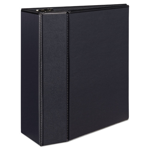 Office Jansan | Avery 09900 11 in. x 8.5 in. 3 Rings 5 in. Capacity Durable View Binder with DuraHinge and EZD Rings - Black image number 0