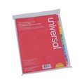 Office Jansan | Universal UNV24808 11 in. x 8.5 in. 15-Tab Deluxe Table of Contents Dividers for Printers - White (6/Pack) image number 1