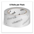 Office Jansan | Universal UNV63120 3 in. Core 1.88 in. x 109 yds. 1.7 mil Deluxe General-Purpose Acrylic Box Sealing Tape - Clear (6/Pack) image number 3