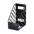  | Universal UNV08119 6 1/4 in. x 9 1/2 in. x 11 3/4 in. Recycled Plastic Magazine File - Large, Black image number 0