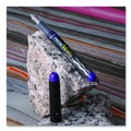 Pens | Pilot 90008 Varsity Medium 1 mm Fountain Pen - Purple Ink/Clear/Black/Purple Barrel image number 3