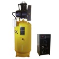 New Year New Savings! Save $25 off $150 | EMAX ESP05V080I3PK E450 Series 5 HP 80 gal. Industrial Plus 2 Stage Pressure Lubricated 3-Phase 19 CFM @100 PSI Patented SILENT Air Compressor with 30 CFM Air Dryer image number 3