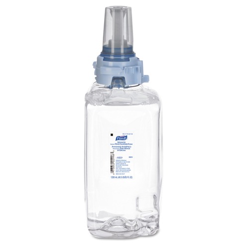 PURELL 8805-03 1,200 mL Advanced Foam Hand Sanitizer for ADX-12 Dispensers - Fragrance-Free