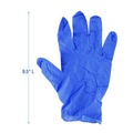 Disposable Gloves | Boardwalk 380XLBXA 380 Series 4 mil Thick 9.5 in. Long Powder-Free Disposable General-Purpose Nitrile Gloves - Extra Large, Blue (100/Box) image number 3