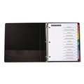 Office Jansan | Office Essentials 11679 Table 'n Tabs 11 in. x 8.5 in. 12-Tab Jan. to Dec. Dividers - Assorted (1-Set) image number 3