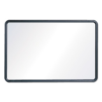 Quartet 24 in. x 18 in. Contour Dry Erase Board - White Surface, Black Plastic Frame