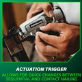 Influencers | Metabo HPT N3804A5M 18-Gauge Narrow Crown Pro Finish Stapler image number 6