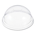 Labor Day Sale! Save $30 off $199! | Dart DNR662 No Hole Plastic Dome Lid Fits 9 oz to 22 oz. Cups - Clear (1000/Carton) image number 1