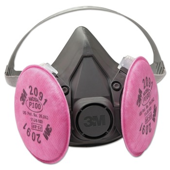 3M 6000 Series Reusable Half Facepiece Respirator - Large