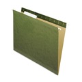 Bulk Savings Pricing 1 | Pendaflex 04152 1/3 1/3-Cut Tabs Reinforced Hanging Letter File Folders with Printable Tab Inserts - Standard Green (25/Box) image number 0